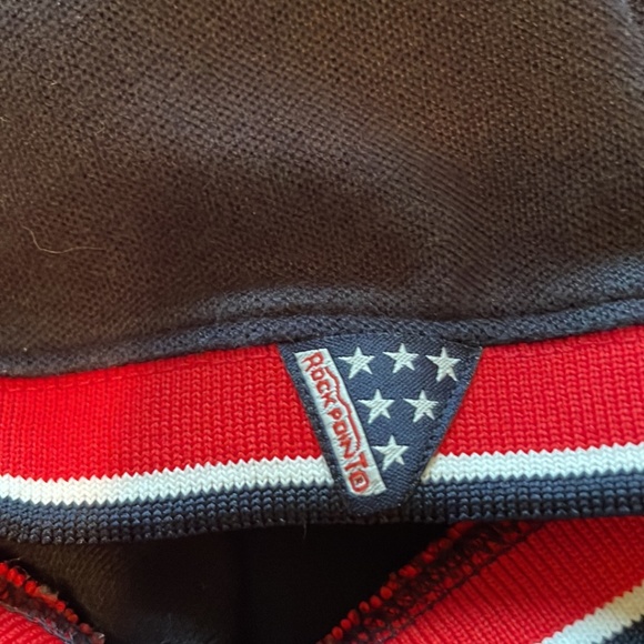 Rock Point Americana Short Sleeve Polo Size Medium - Picture 5 of 7